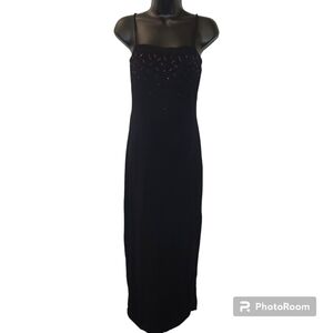 DressBlack dress with red sparkles